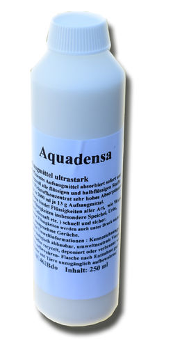 Aquadensa, bindet 30 Liter Flüssigkeit ultraschnell