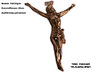 Christuskörper aus Kunststoff 20 cm